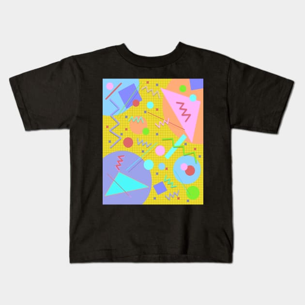 Memphis #43 Kids T-Shirt by headrubble